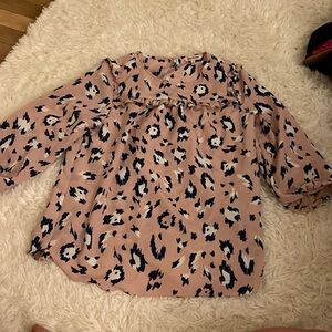 Juicy Couture Small Print Blouse Shirt Top